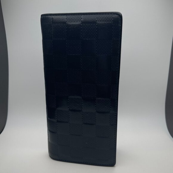 LOUIS VUITTON Damier Infini Portefeuille Bifold Wallet - Black - Preowned - Picture 1 of 13
